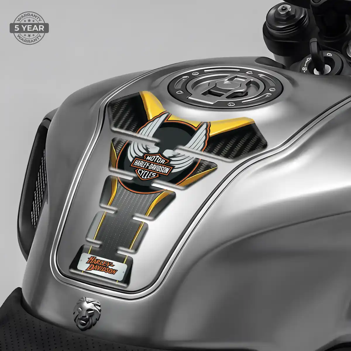 Harley 3D Gel Tank Pad Sleek Style
