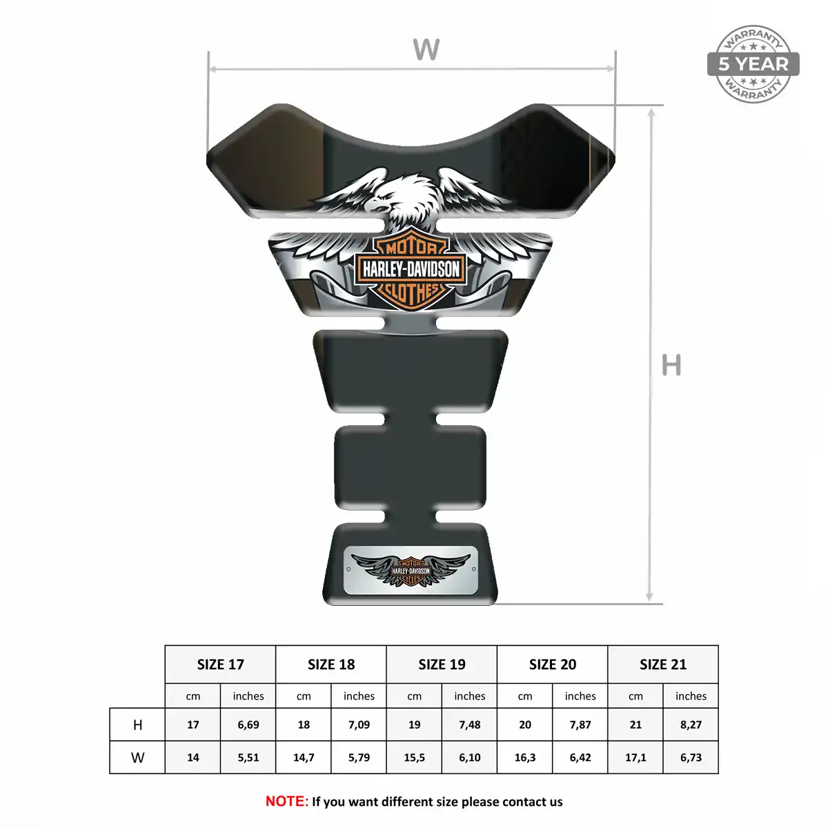 Harley Bike Tank Protector Signature Grade