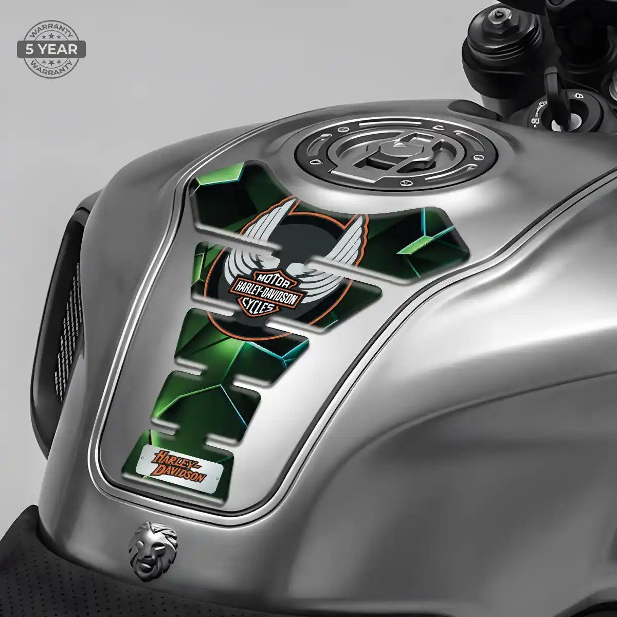 Harley Domed Tank Pad Refined Design