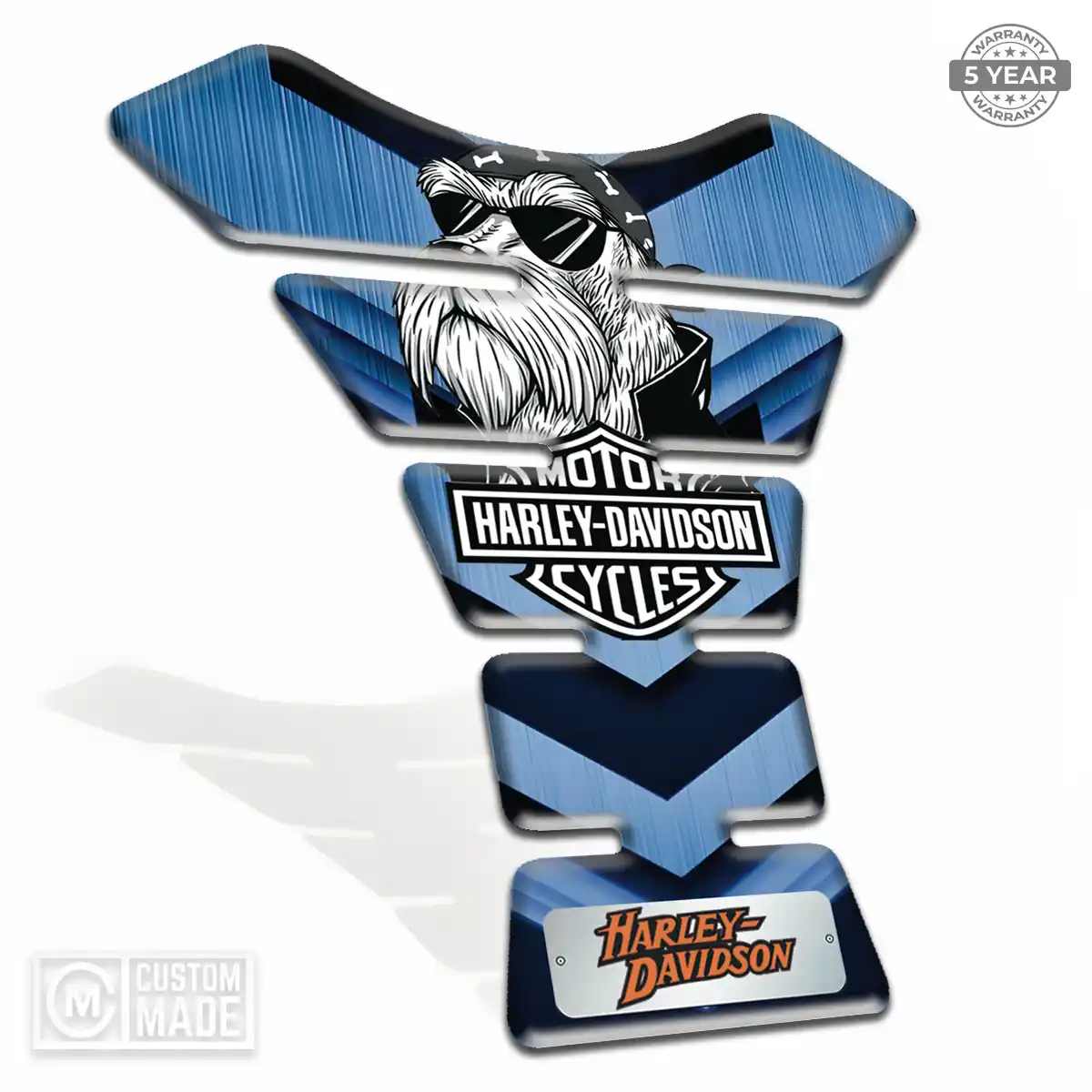 Harley Domed Tank Protector Elite Finish
