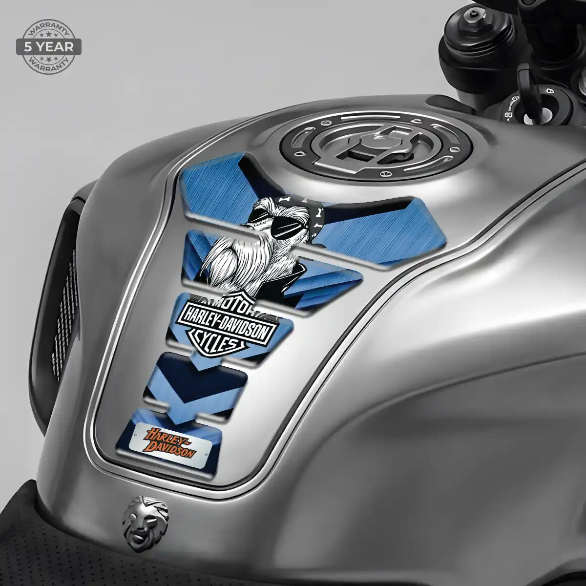 Harley Domed Tank Protector Elite Finish
