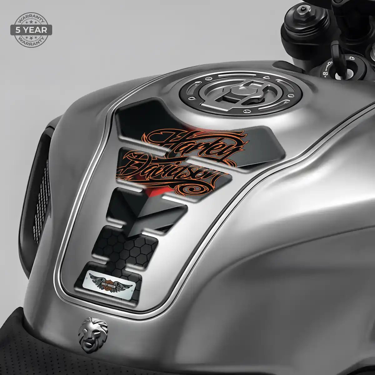 Harley Domed Tank Sticker Prestige Line