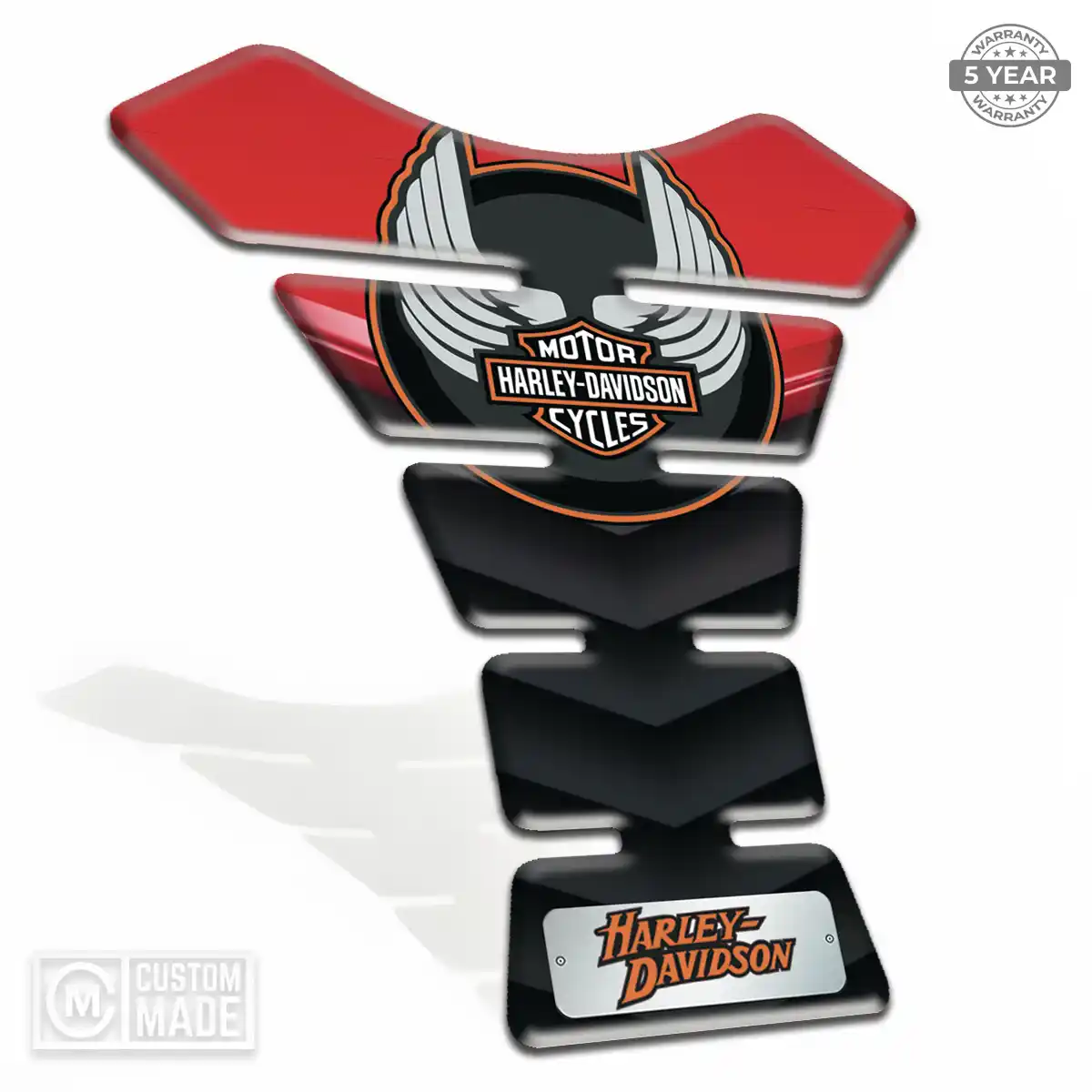 Harley Domed Tank Sticker Signature Grade