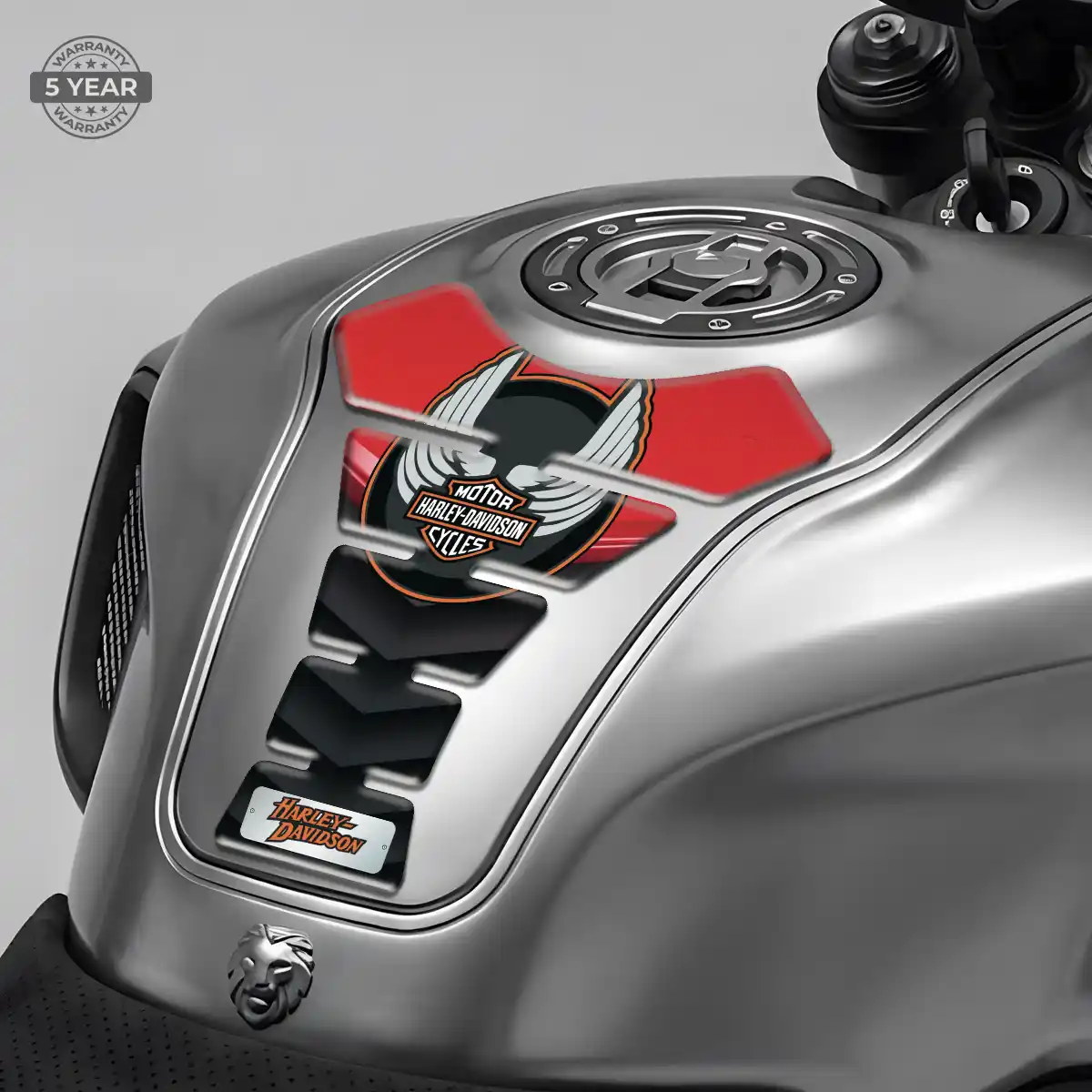 Harley Domed Tank Sticker Signature Grade