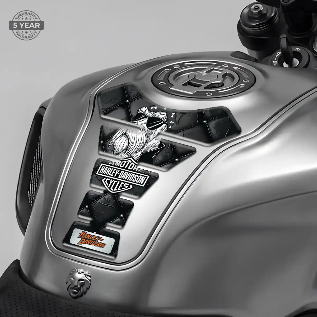 Harley Epoxy Tank Pad Sleek Style