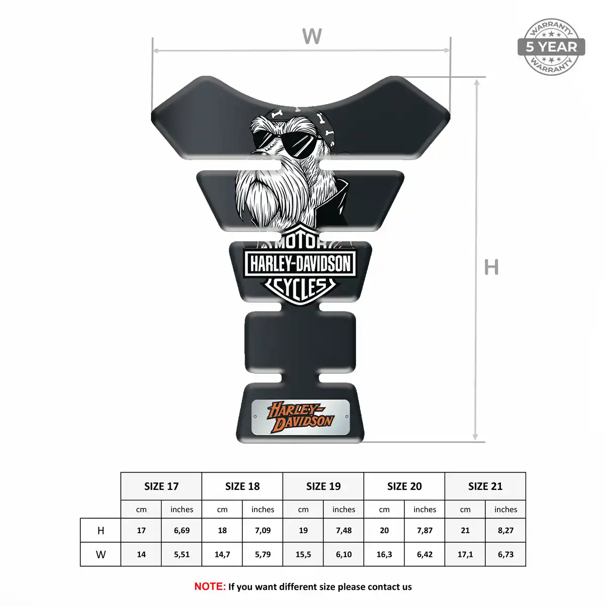 Harley Fuel Tank Pad Refined Design