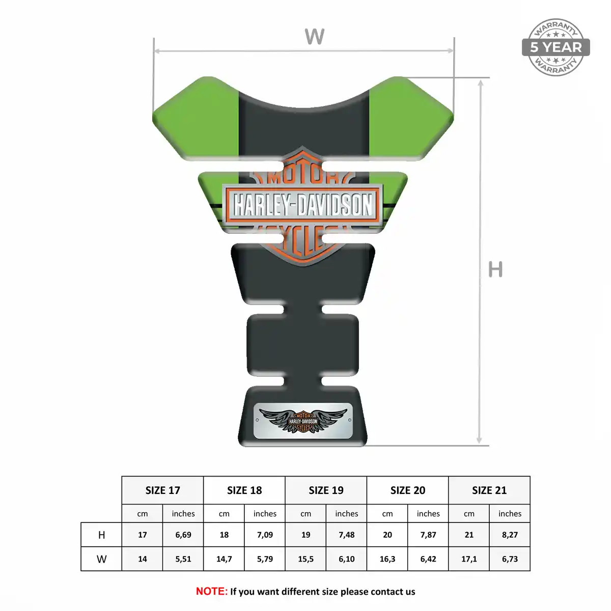 Harley Fuel Tank Pad Sleek Style