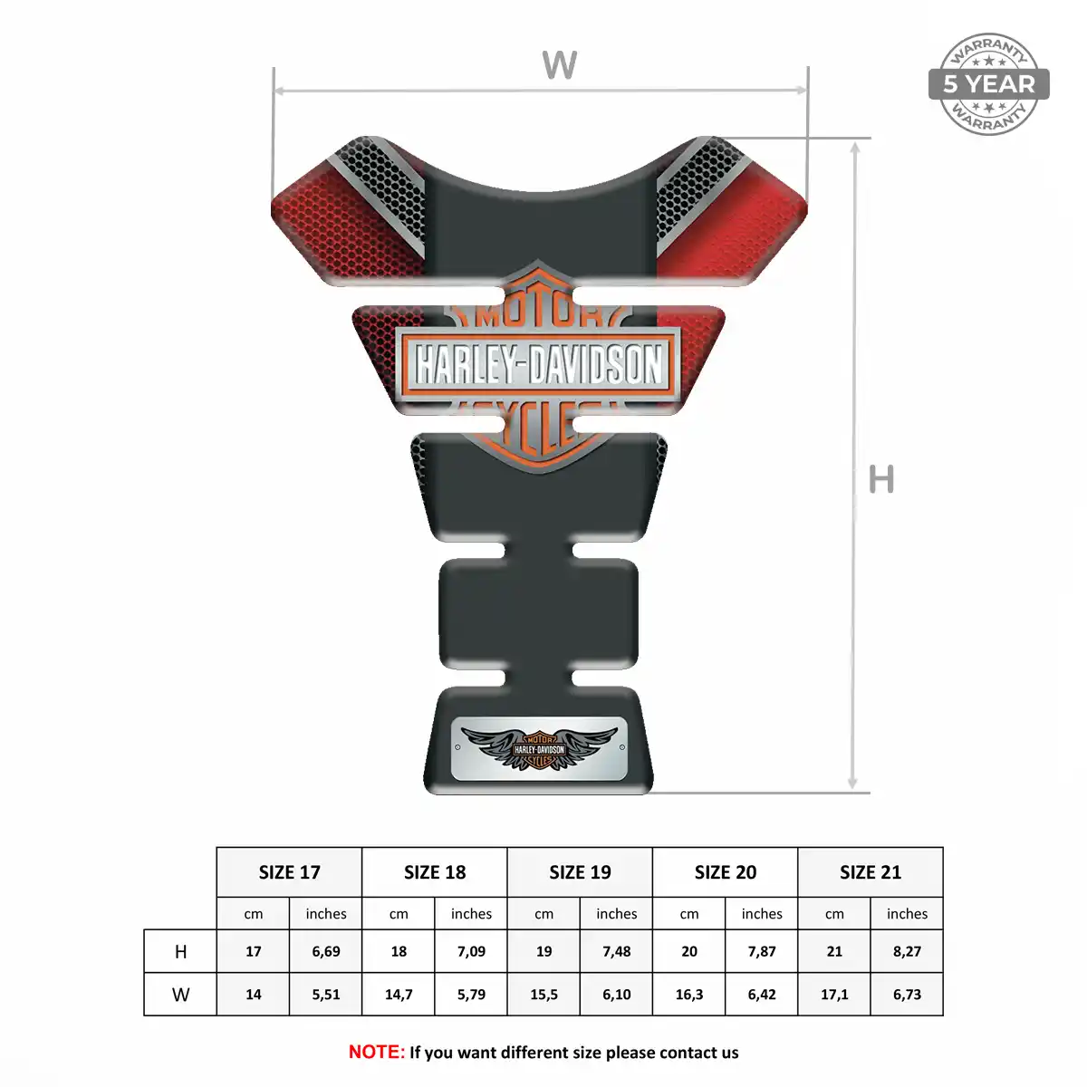 Harley Fuel Tank Protector Refined Design