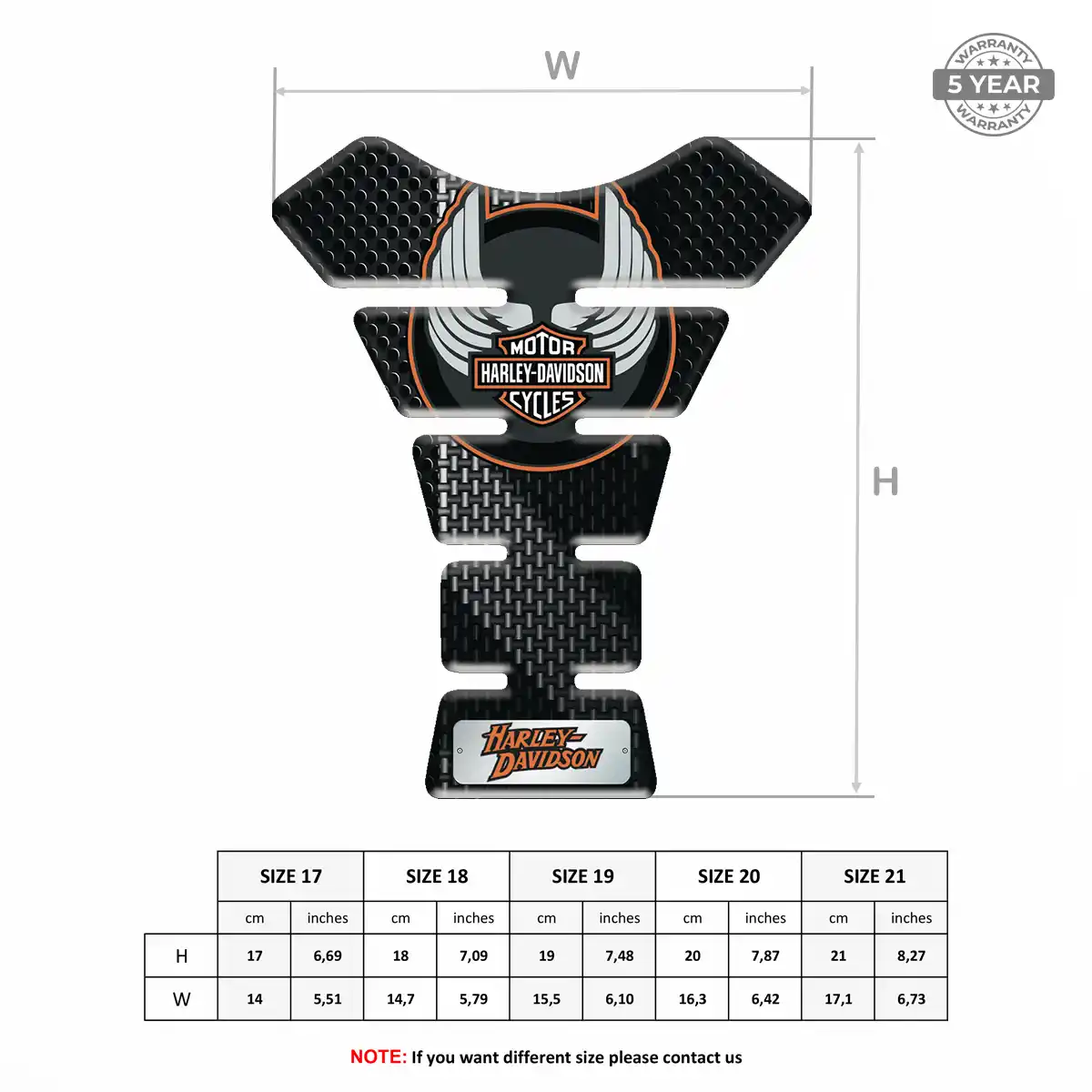 Harley Fuel Tank Protector Signature Grade