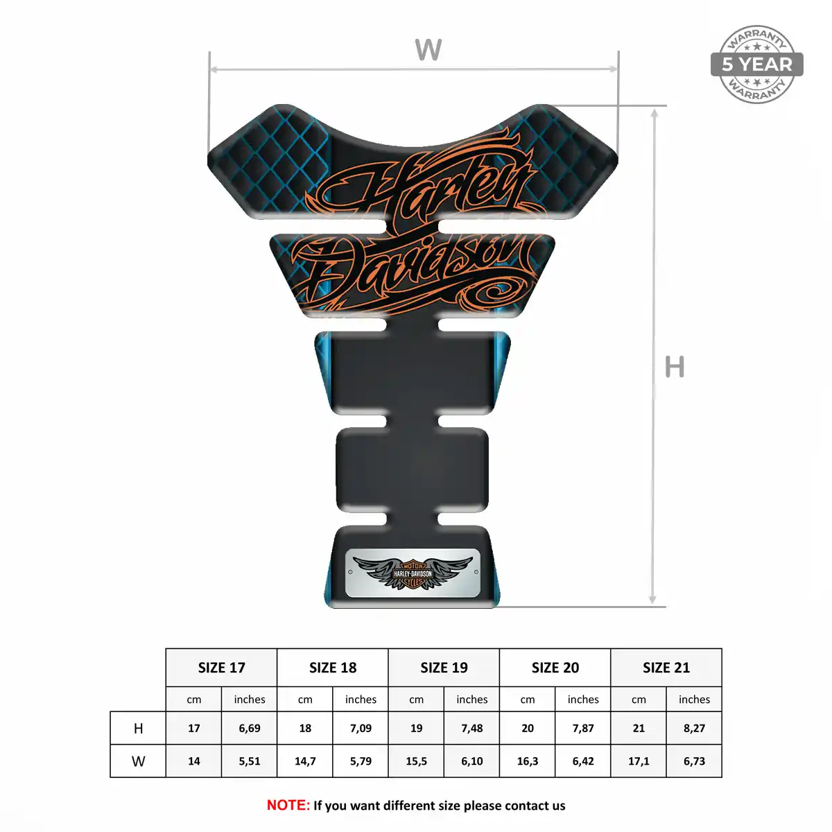 Harley Gas Tank Pad Signature Grade