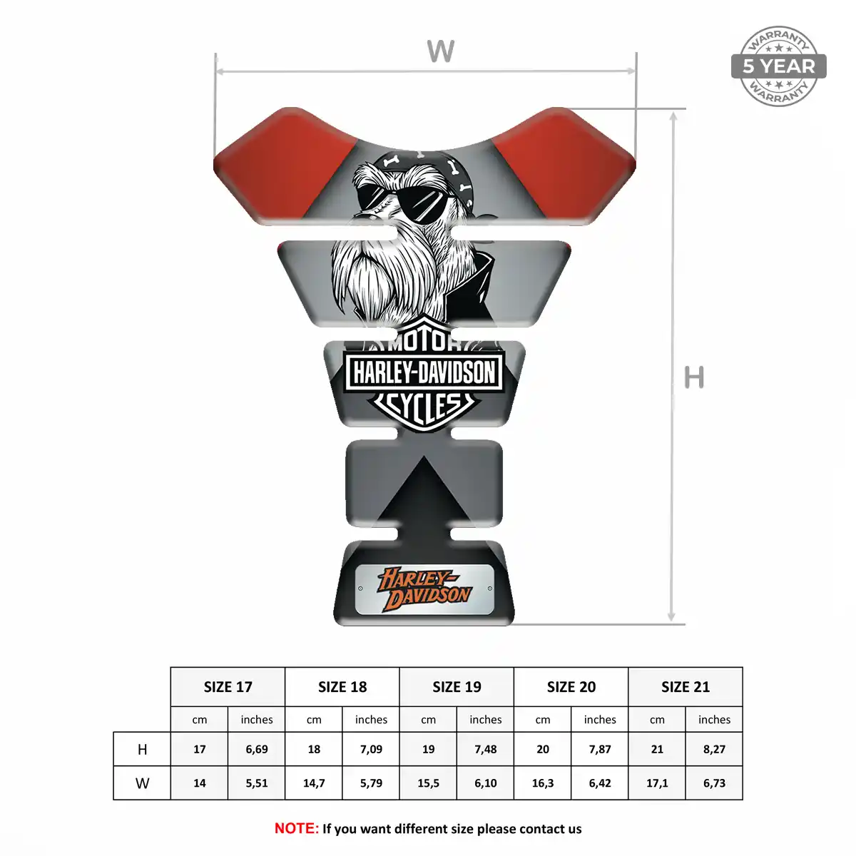 Harley Gas Tank Pad Sleek Style