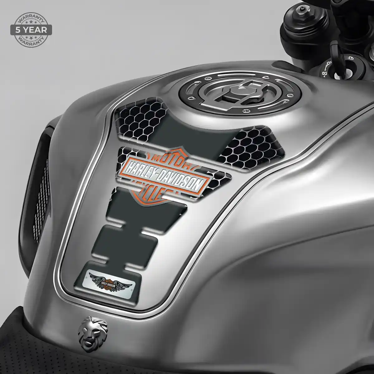 Harley Gel Tank Pad Elite Finish