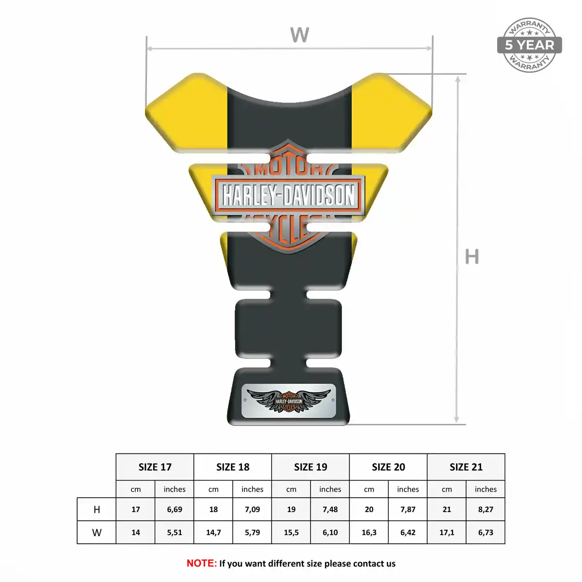 Harley Gel Tank Pad Sleek Style