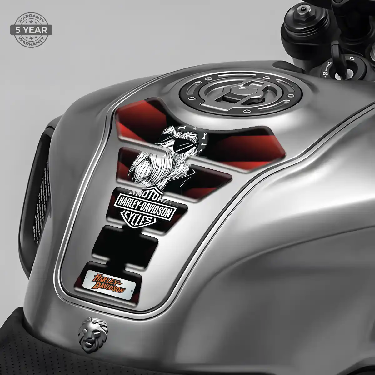 Harley Motorbike Tank Pad Refined Design