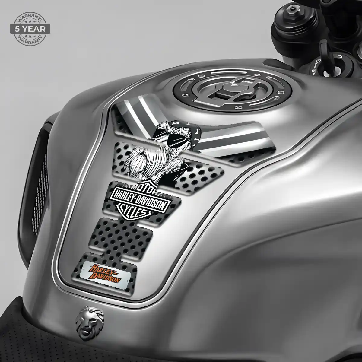 Harley Motorcycle Tank Decal Sleek Style