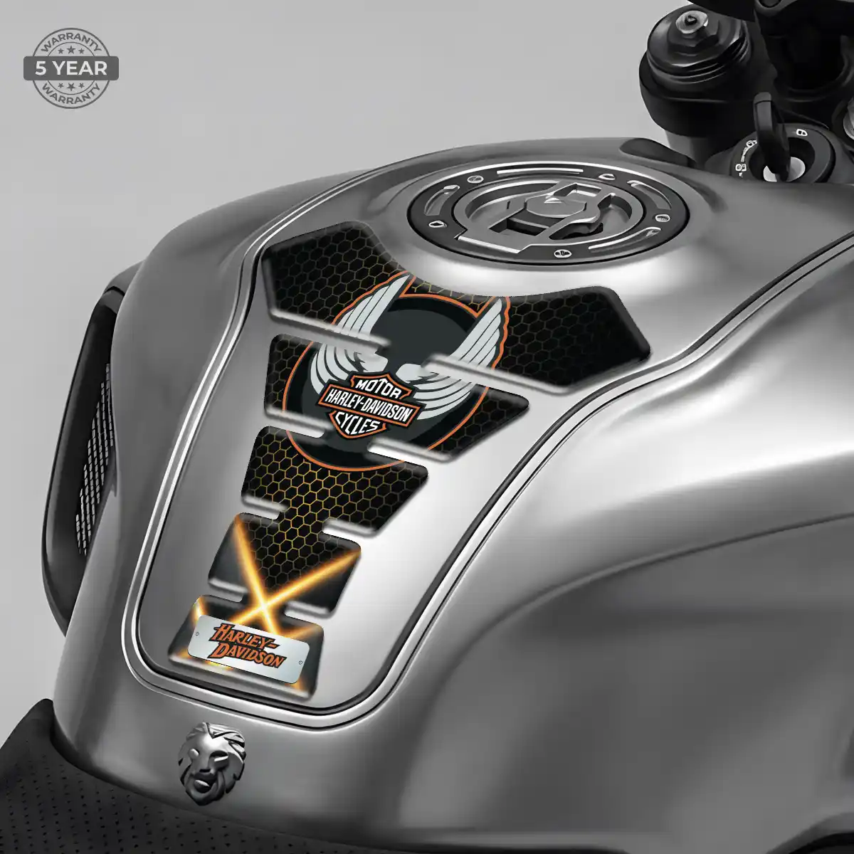 Harley Motorcycle Tank Pad Refined Design