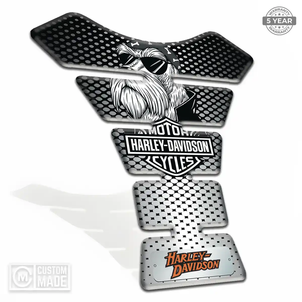 Harley Motorcycle Tank Protector Elite Finish