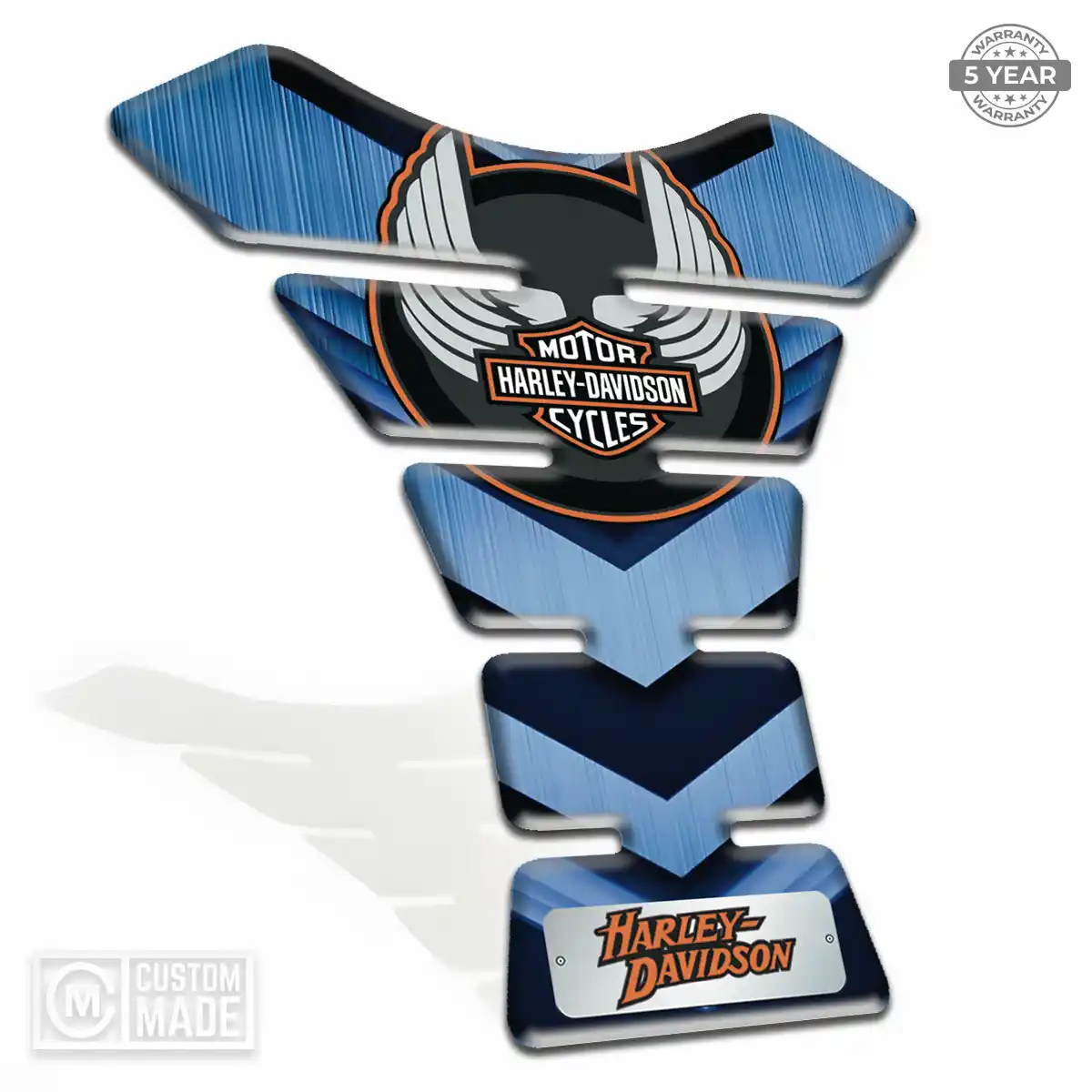 Harley Motorcycle Tank Sticker Elite Finish