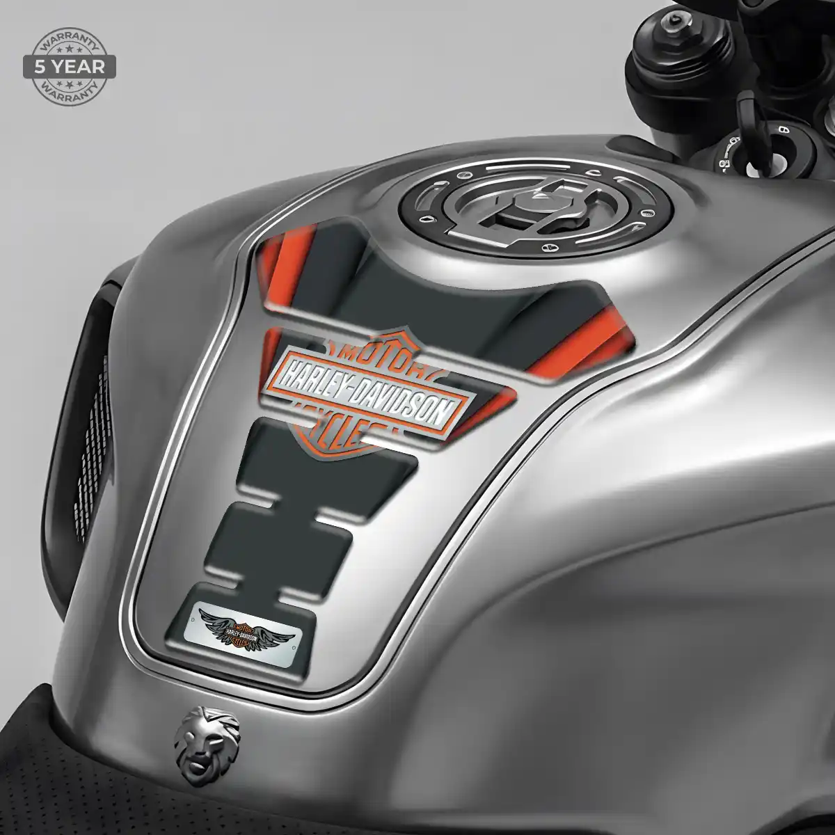 Harley Motorcycle Tank Sticker Refined Design
