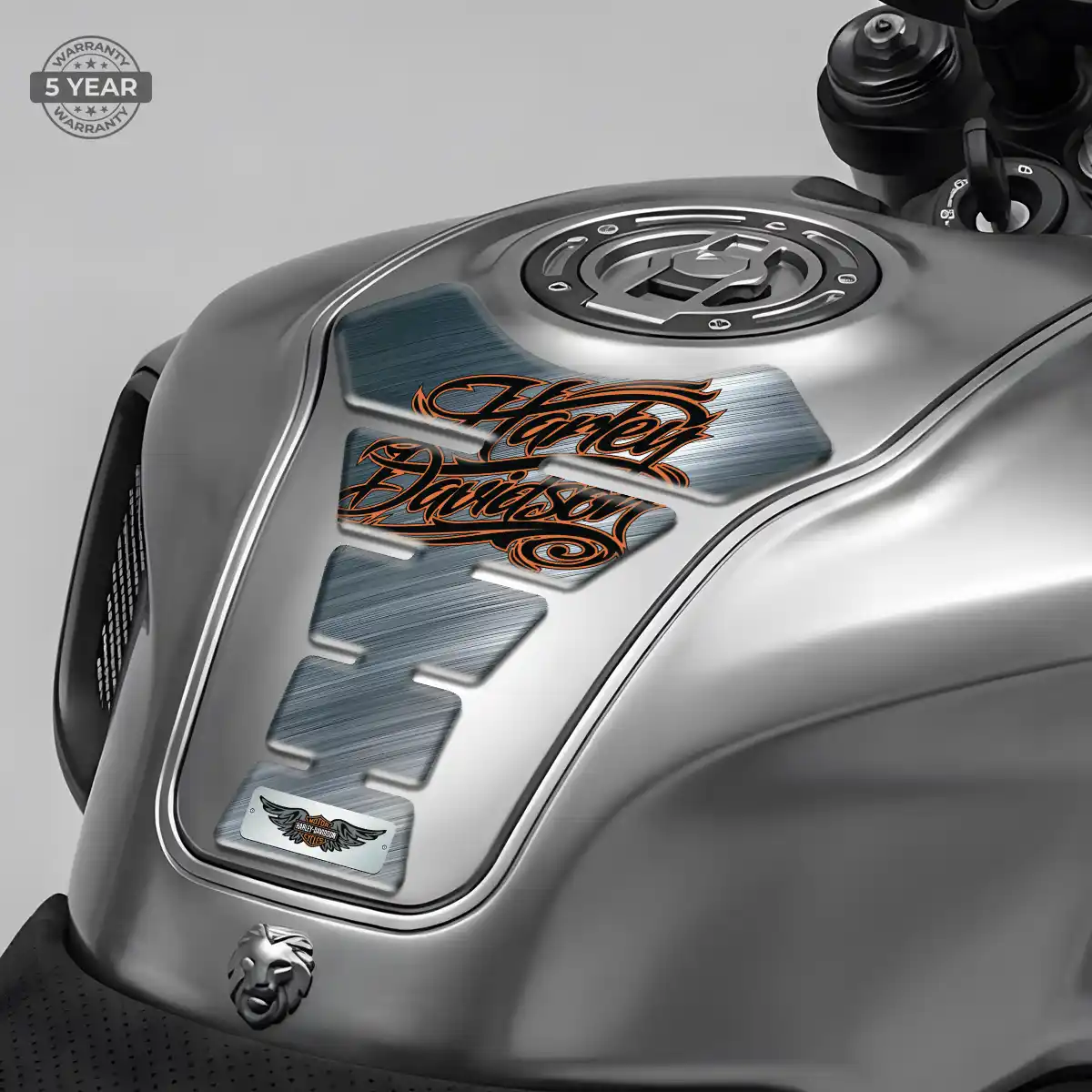 Harley Resin Tank Pad Refined Design