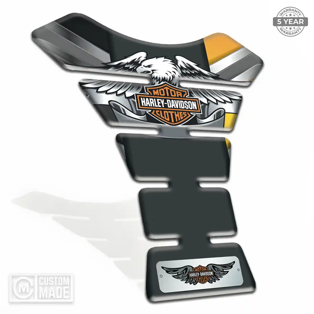 Harley Resin Tank Pad Sleek Style