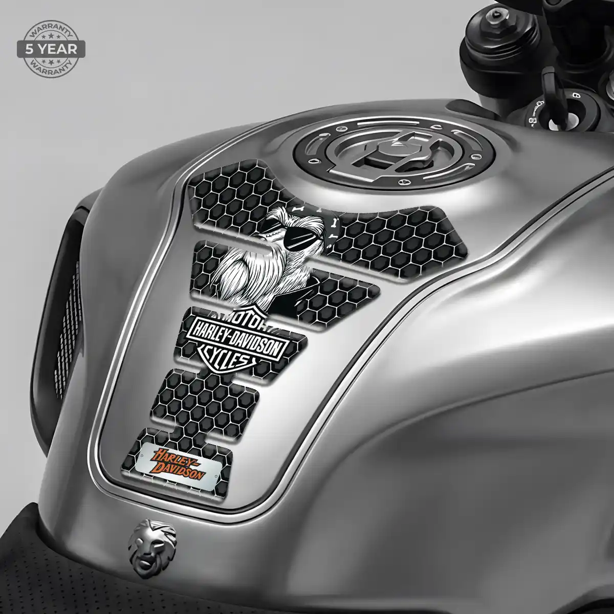 Harley Self Adhesive Tank Pad Elite Finish