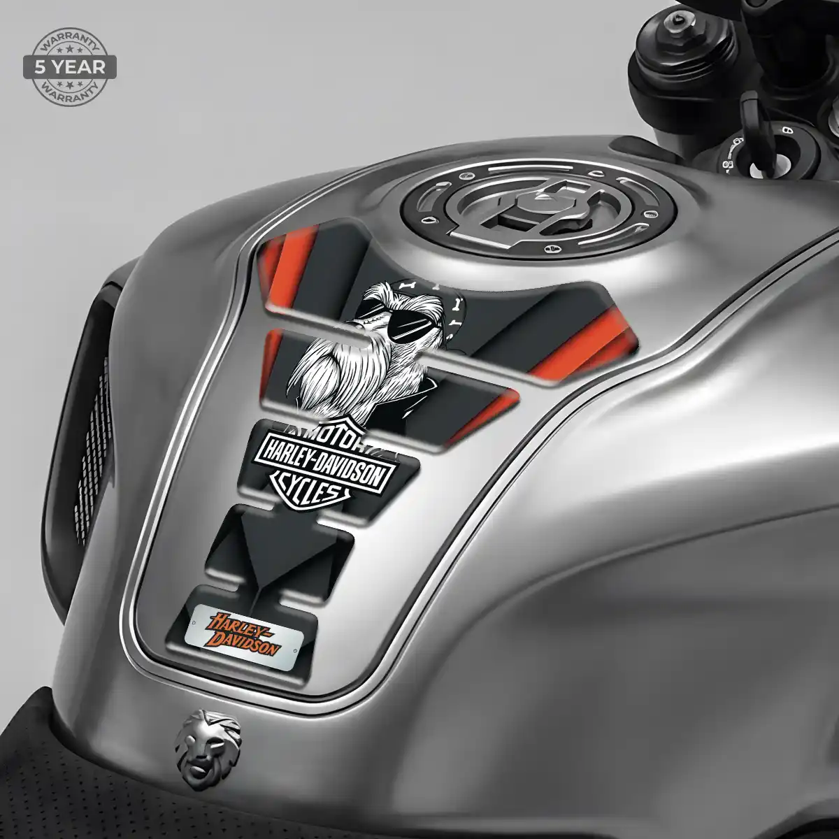 Harley Self Adhesive Tank Pad Refined Design