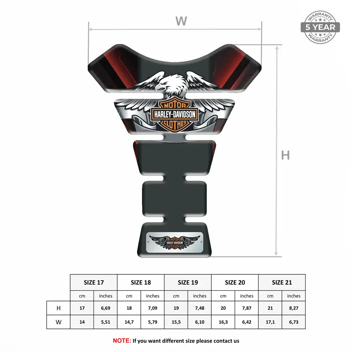 Harley Tank Fuse Guard Motorbike Refined Design