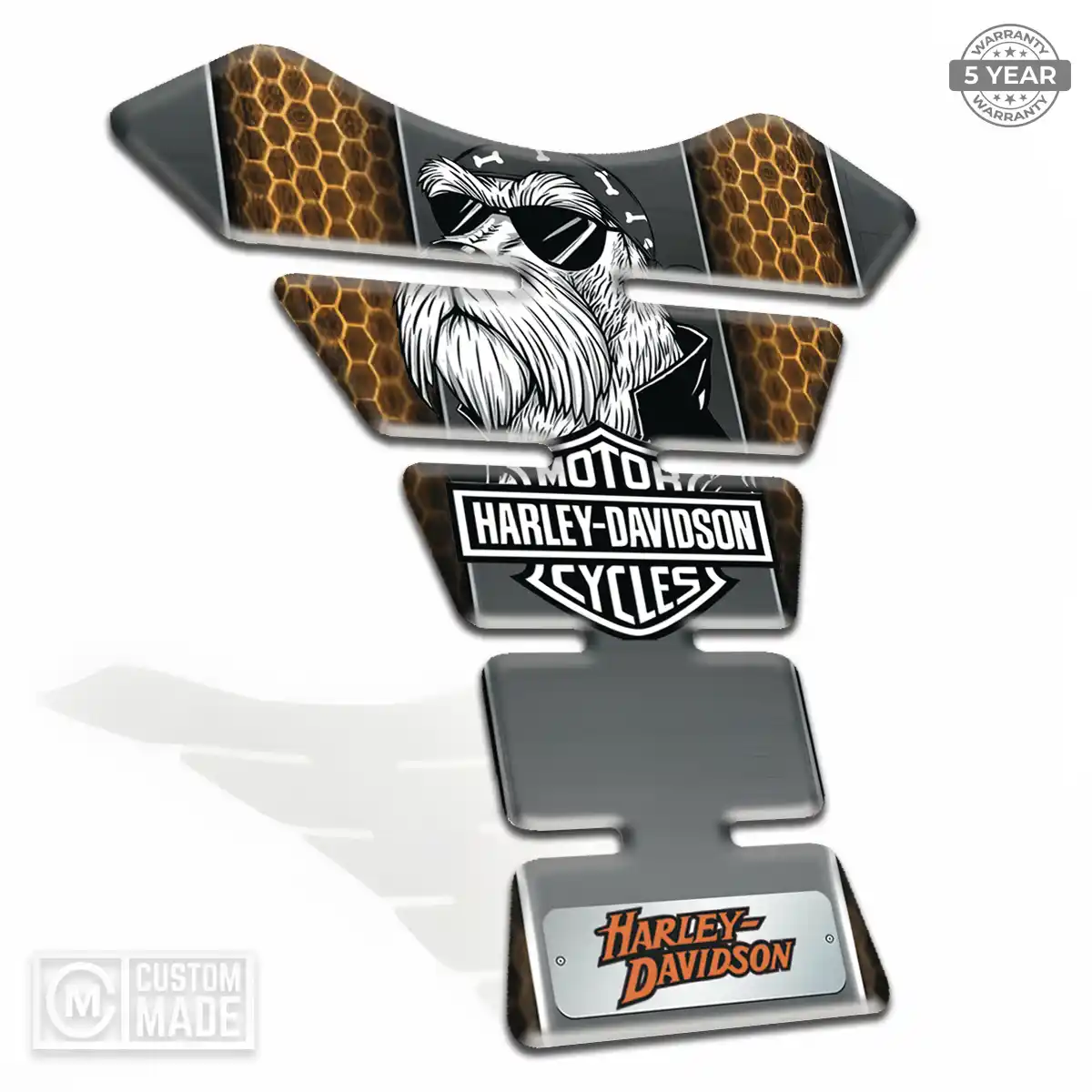 Harley Tank Fuse Guard Signature Grade