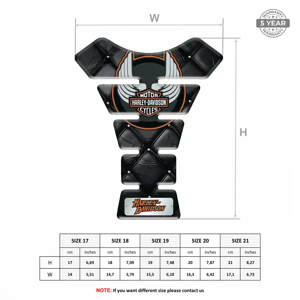 Harley Tank Fuse Guard Superior Craft
