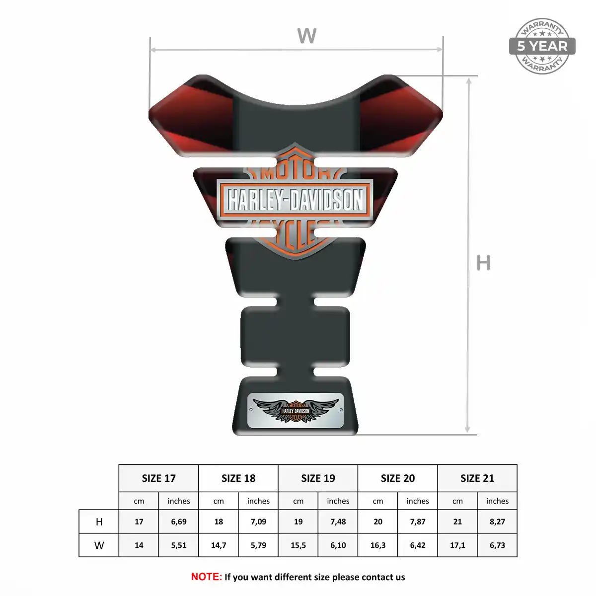 Harley Tank Fuse Motorcycle Elite Finish