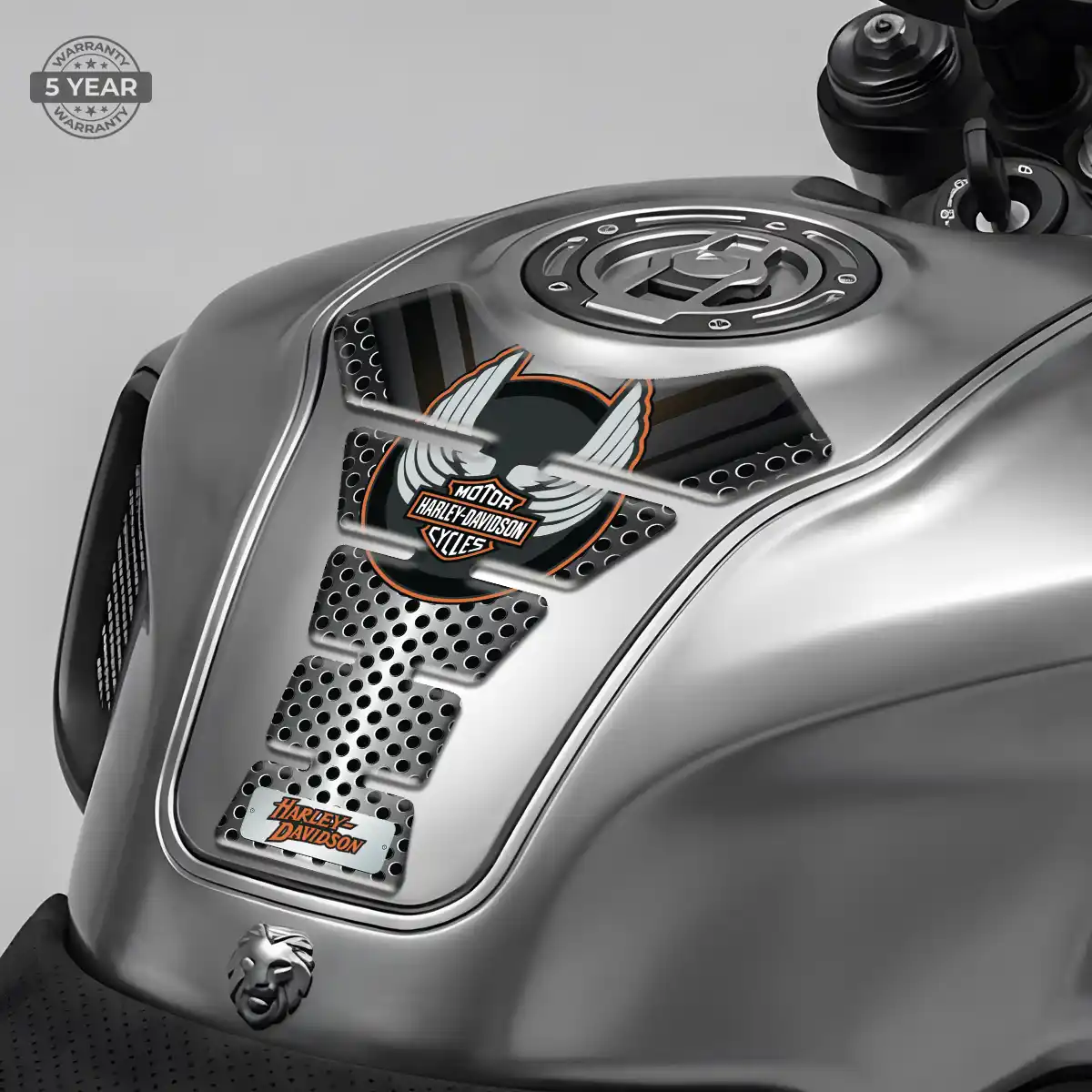 Harley Tank Fuse Pad Motorcycle Sleek Style