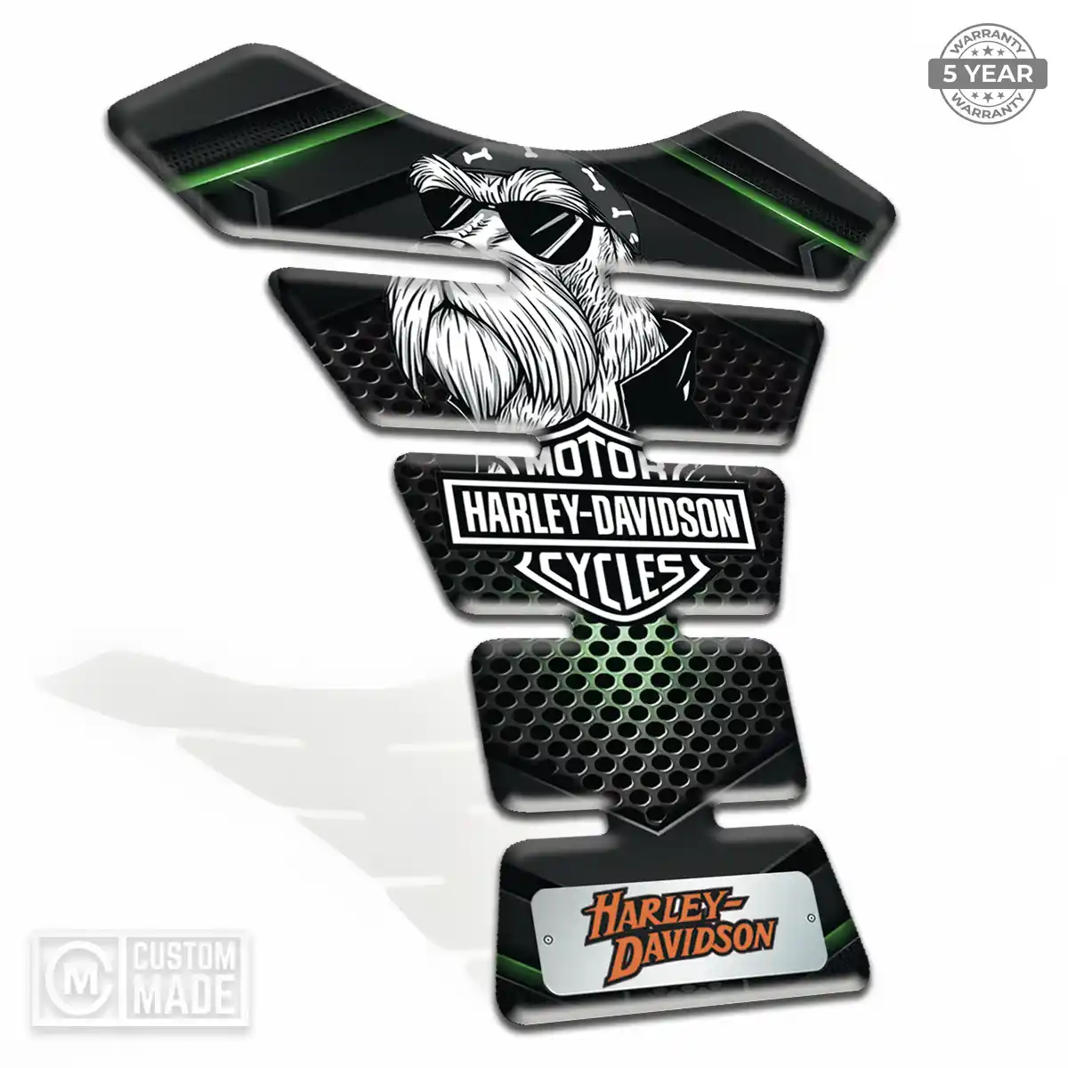 Harley Tank Fuse Pad Refined Design