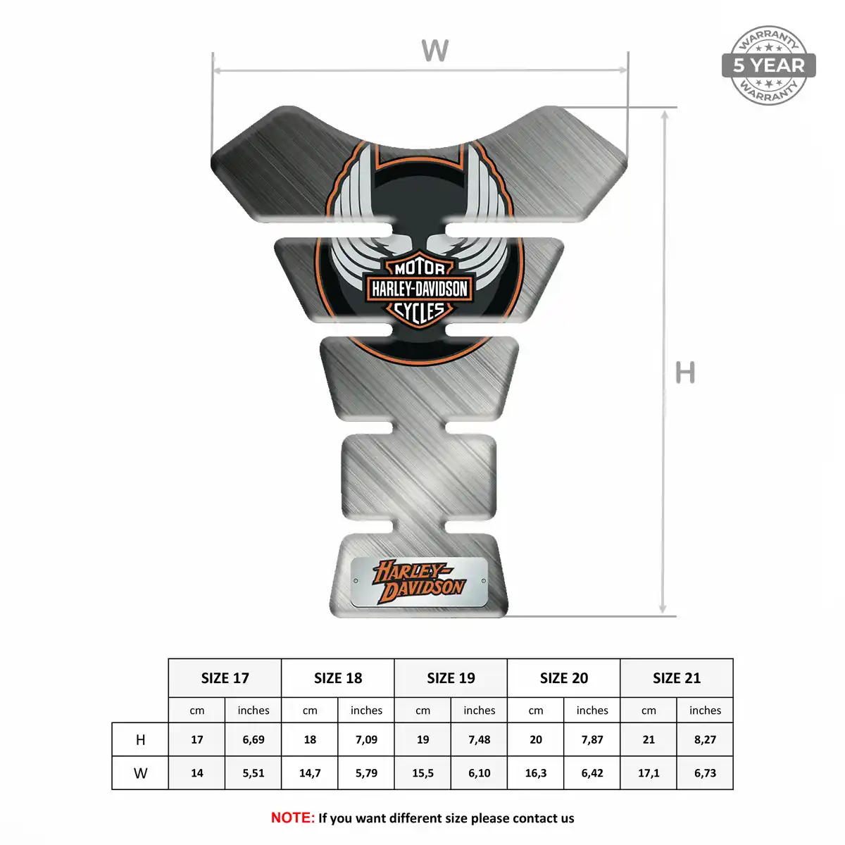 Harley Tank Fuse Pad Signature Grade