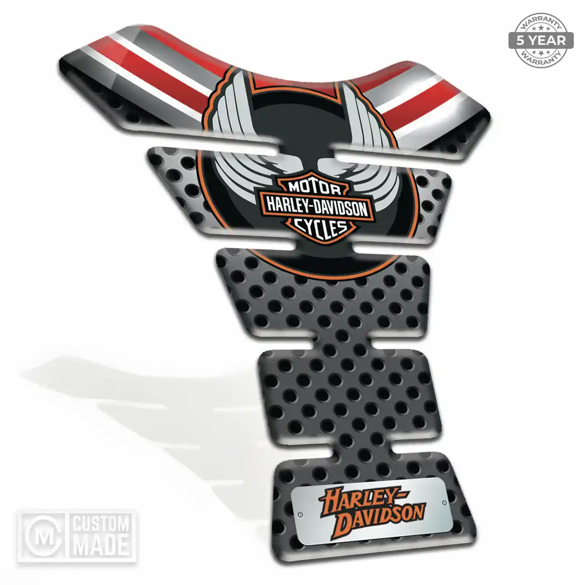 Harley Tank Fuse Pads Motorbike Signature Grade