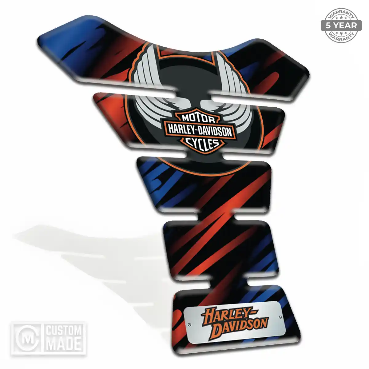 Harley Tank Fuse Pads Motorcycle Refined Design