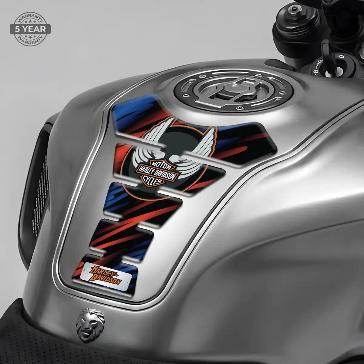 Harley Tank Fuse Pads Motorcycle Refined Design