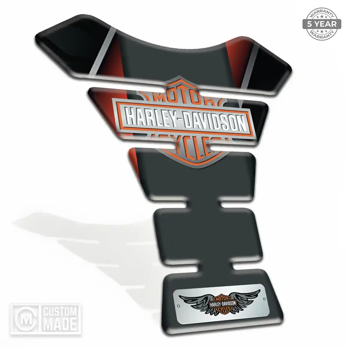 Harley Tank Fuse Pads Motorcycle Signature Grade