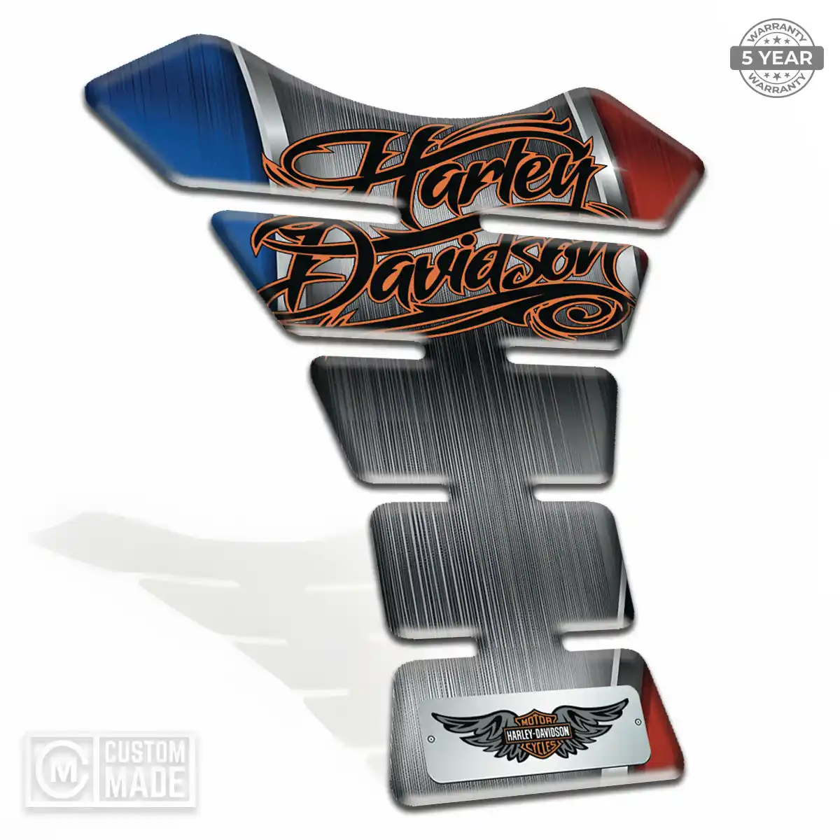 Harley Tank Fuse Pads Motorcycle Sleek Style