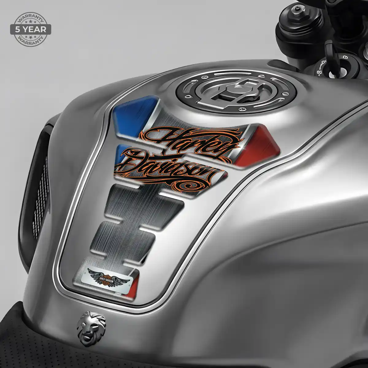 Harley Tank Fuse Pads Motorcycle Sleek Style