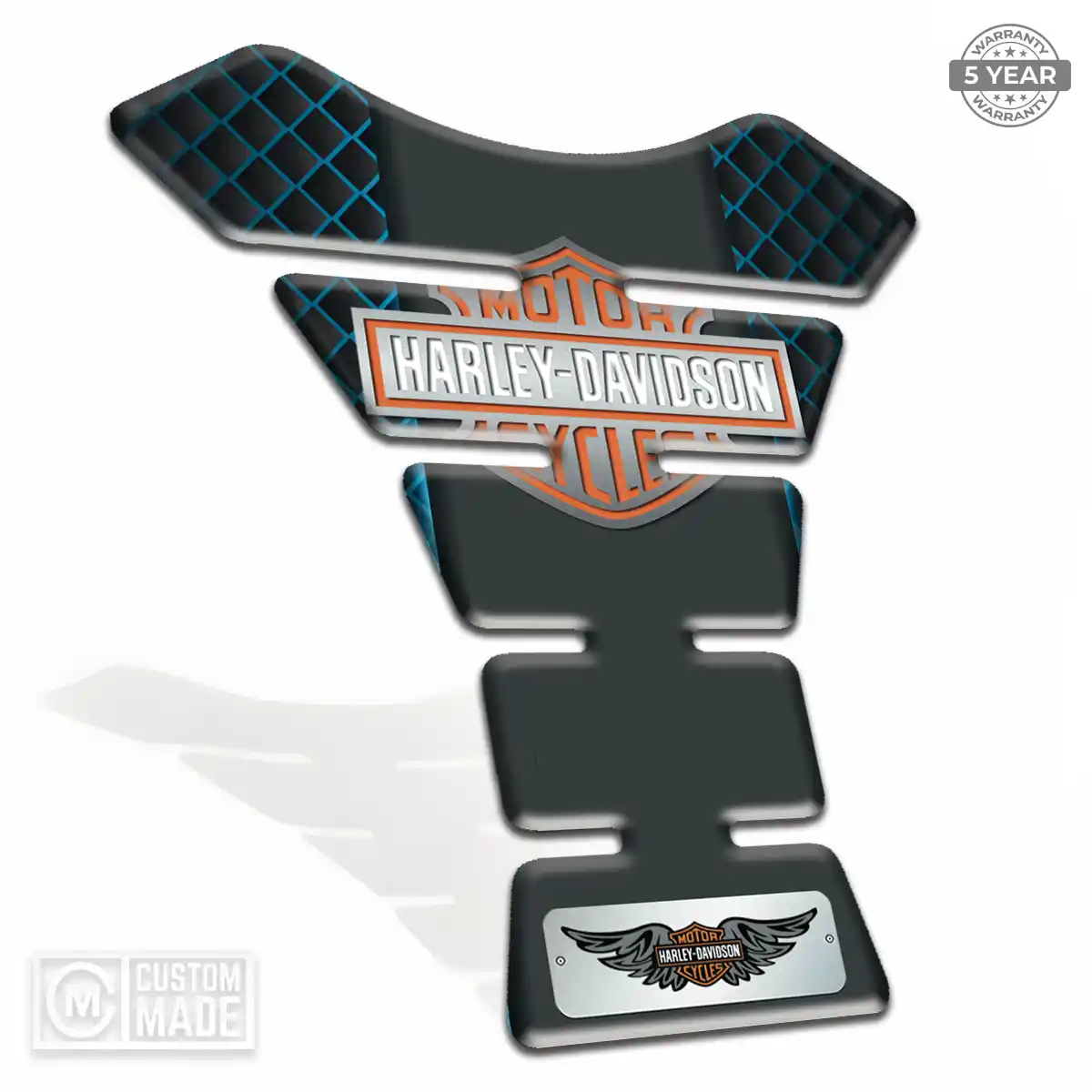 Harley Tank Fuse Pads Refined Design