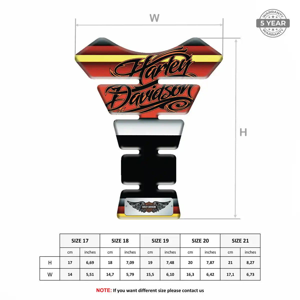 Harley Tank Fuse Pads Signature Grade