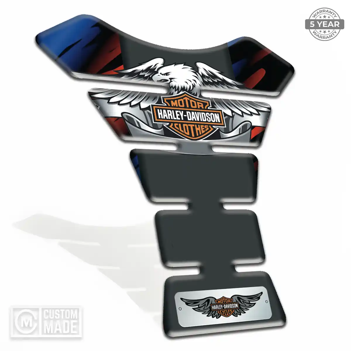 Harley Tank Fuse Pads Sleek Style