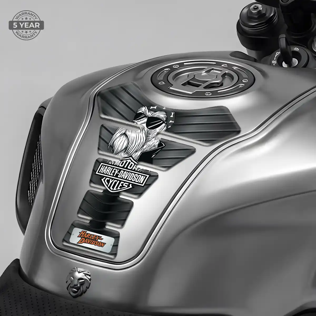 Harley Tank Fuse Protector Elite Finish