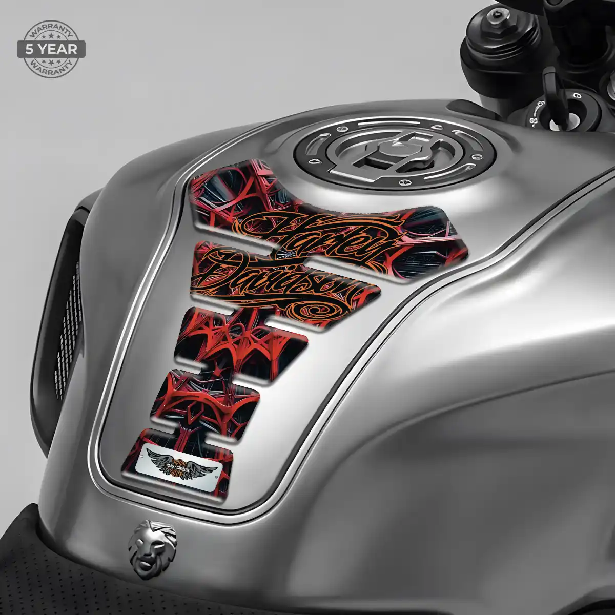 Harley Tank Fuse Protector Motorbike Elite Finish