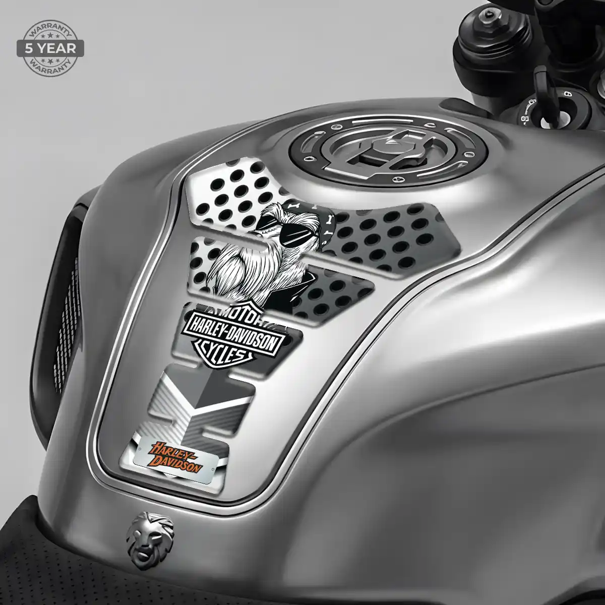 Harley Tank Fuse Protector Motorcycle Refined Design