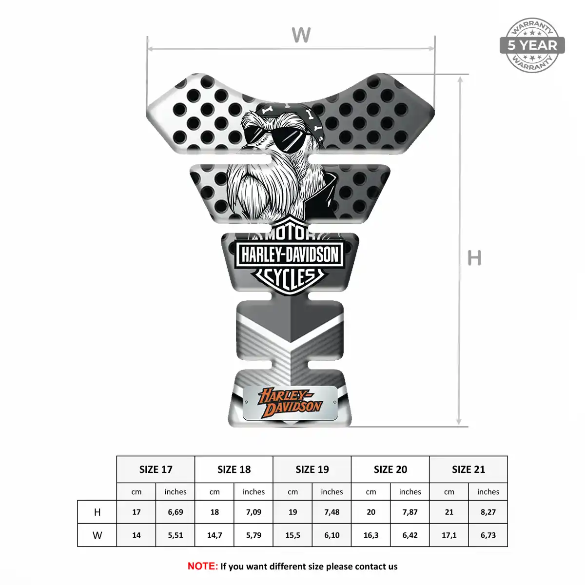Harley Tank Fuse Protector Motorcycle Refined Design