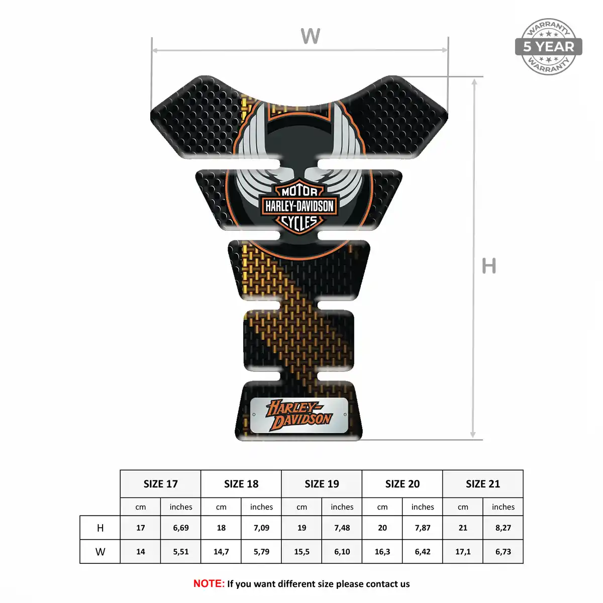 Harley Tank Fuse Protector Prestige Line