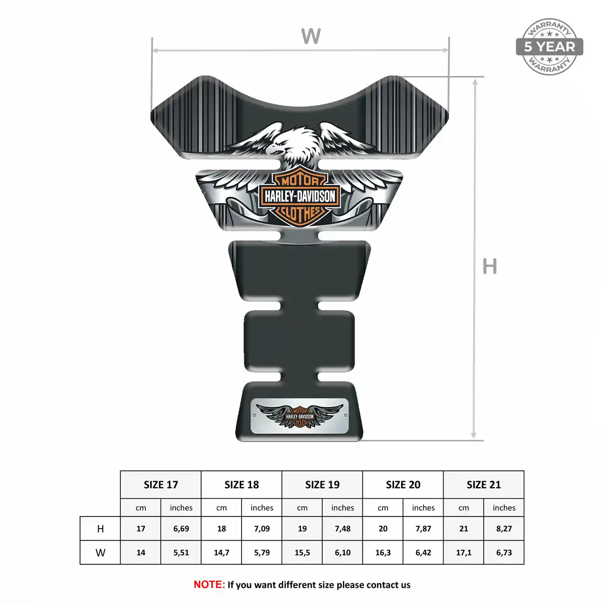 Harley Tank Fuse Protector Refined Design