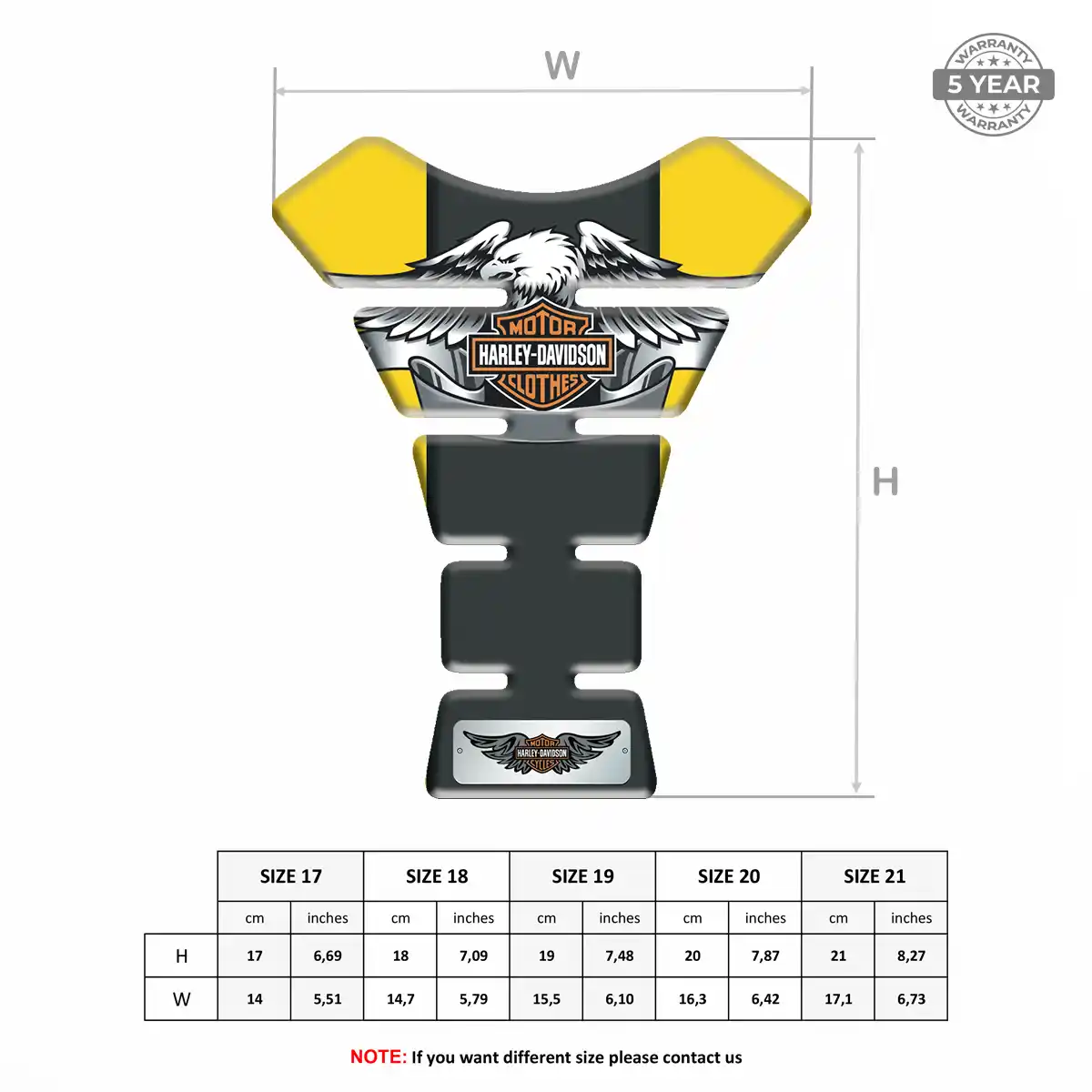 Harley Tank Fuse Protector Superior Craft